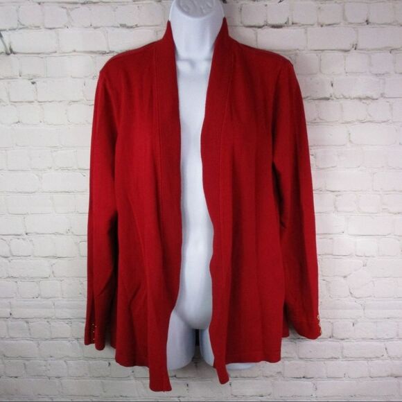 Charter Club Open Front Career Wear Sweater - Picture 1 of 4
